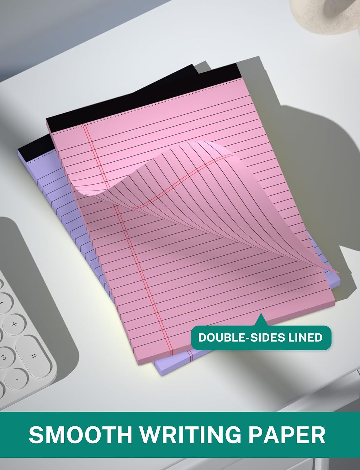 12 Pack 5×8 Legal Pads – Colorful Notes for Everyday Ideas